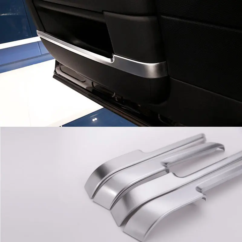 4 шт. для Land rover Range Rover Vogue L405 автостайлинг ABS хромированные декоративные полоски для внутренней двери отделка Аксессуары стикер 4 шт. для Land rover Range Rover Vogue L405 автостайлинг ABS хромированные декоративные полоски для внутренней двери отделка Аксессуары стикер