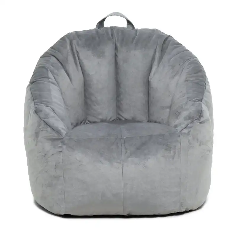

Bean Bag Chair, Plush, Kids and Teens, 2.5ft, Gray