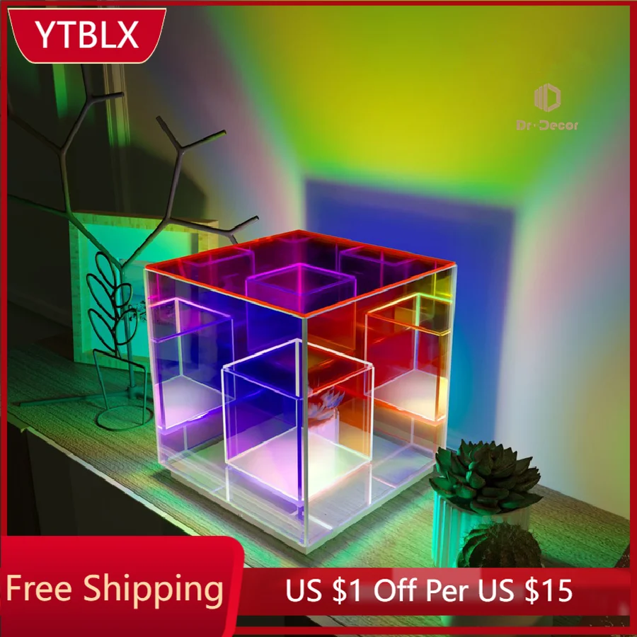 

Скандинавская светодиодсветодиодный Настольная лампа с USB, освещение для спальни, волшебная лампа для гостиной, домашний декор, светильник ...