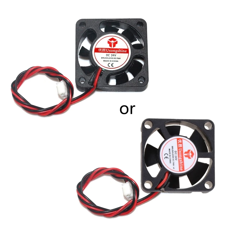 

DC 5V/12V/24V Computer CPU Cooler Mini 4010 Cooling Fan 40x40x10mm Small Exhaust Fan for Ender 3 CR-10 3D Printer