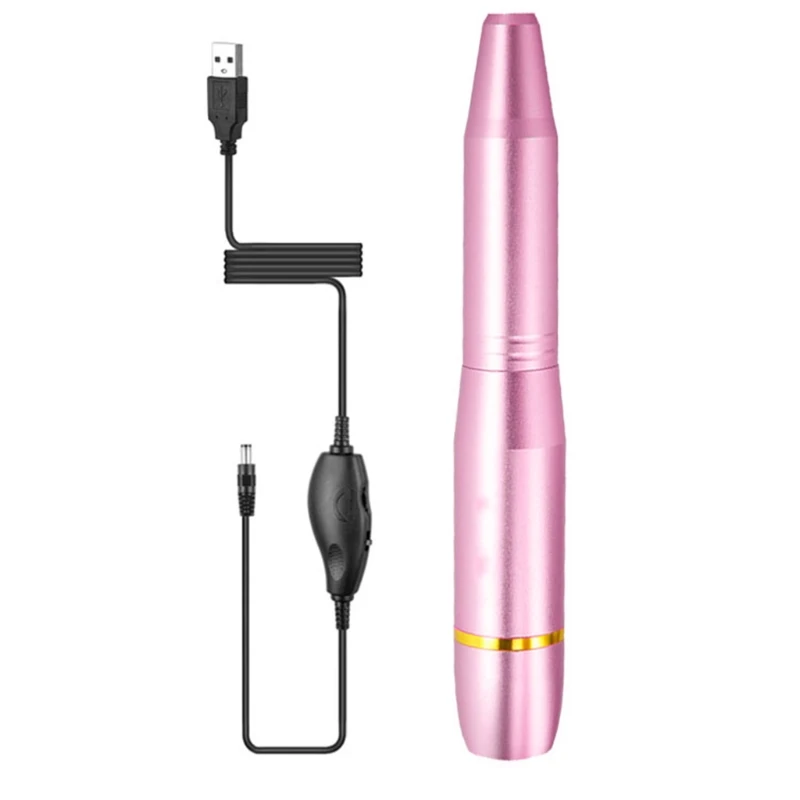 

Профессиональная USB электрическая пилка для ногтей, портативная шлифовальная машинка для ногтей, инструмент для полировки и педикюра, Прям...