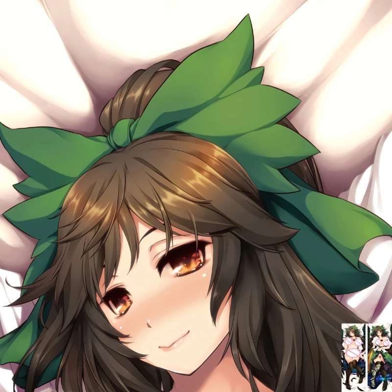 

Наволочка Dakimakura Anime Reiuji Utsuho (проект TouHou), двустороннее постельное белье с рисунком, наволочка для тела, Ранняя Прямая поставка