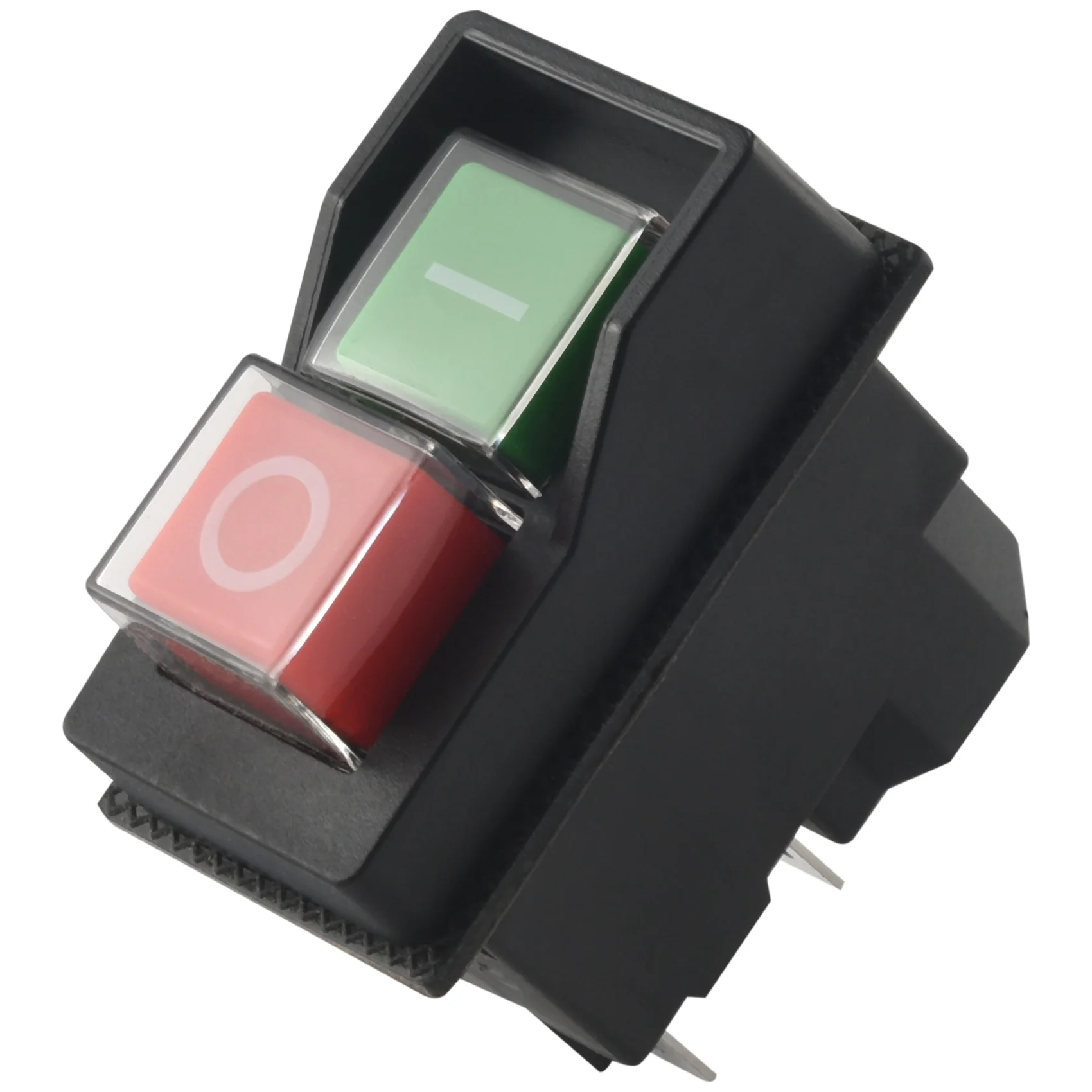

Waterproof Electromagnetic Push Button Switch 5 Pins KJD17 220-240V Coil Magnetic Safety Switches