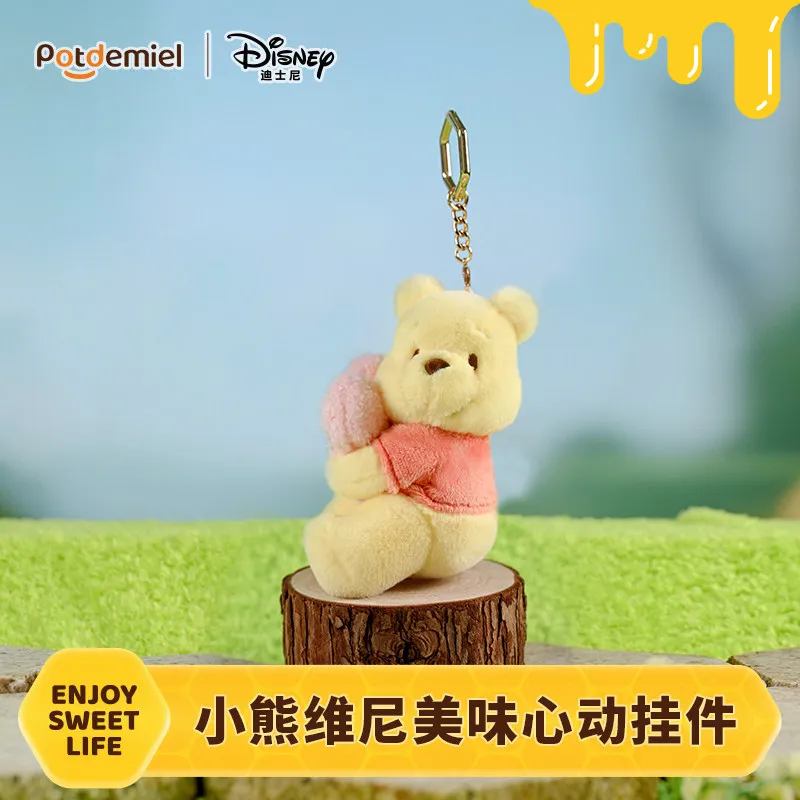 Фото Оригинальный плюшевый брелок-подвеска Disney Winnie the Pooh Piglet от Potdemiel, коллекционная мягкая игрушка, подарок №4