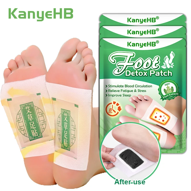 

30pcs=3bags Foot Detox Plaster Relieve Foot Fatigue Relax Improve Sleep Body Promote Blood Circulation Foot Detox Patch A1143