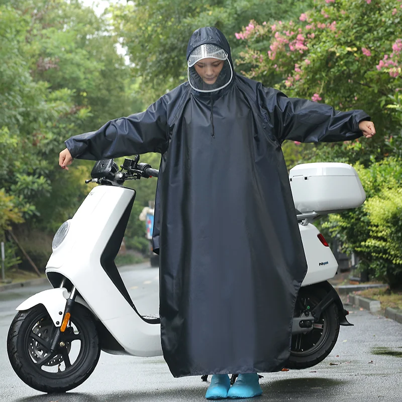 

Waterproof Bike Raincoat Jacket Nylon Motorcycle Portable Overall Raincoat Overall Survival Regenjacke Rain Coat Cover Gift