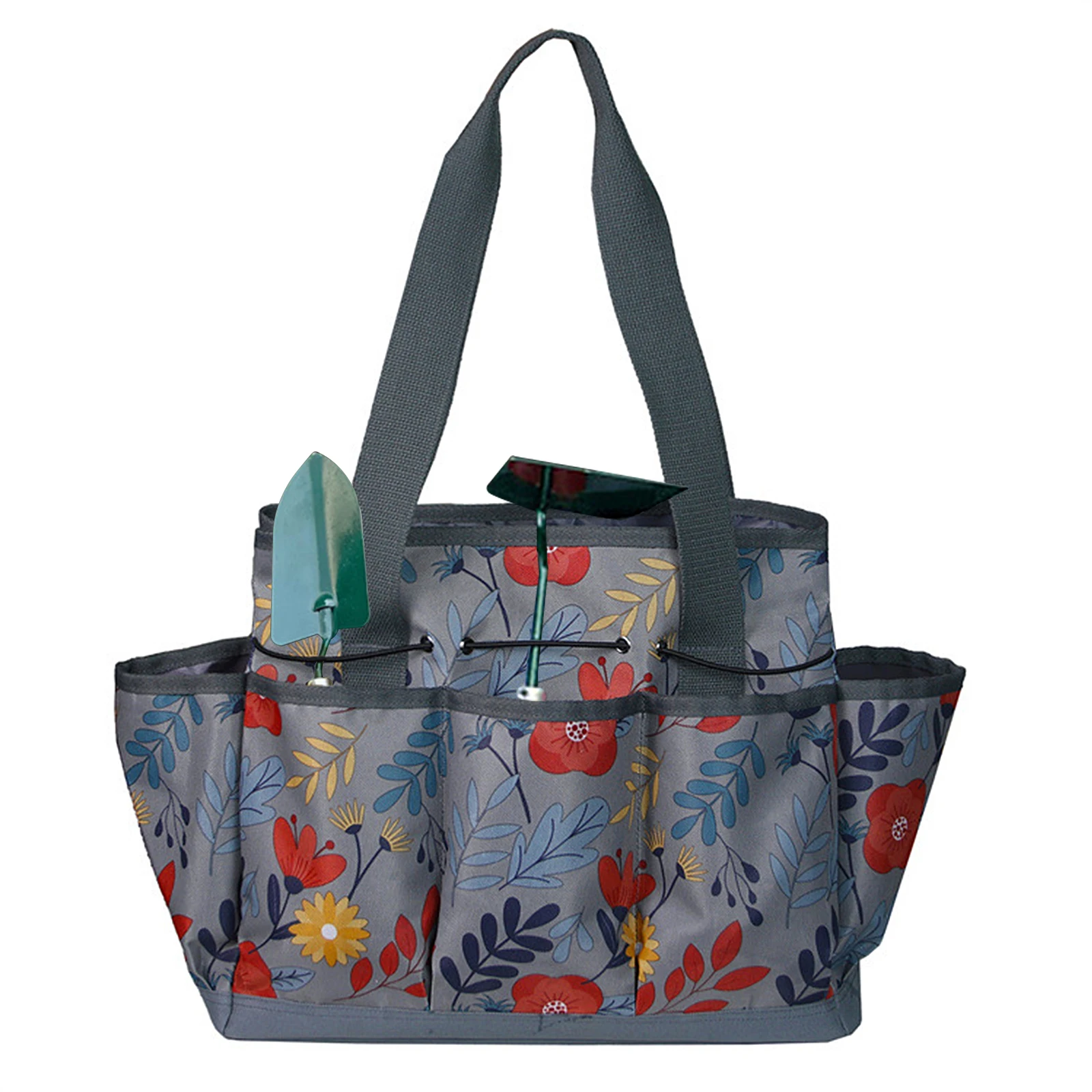 

New Portable Garden Tool Bag With Pockets Organizer Durable Multi-Purpose Heavy Duty Large Capacity Reusable Indoor Oxford Cloth
