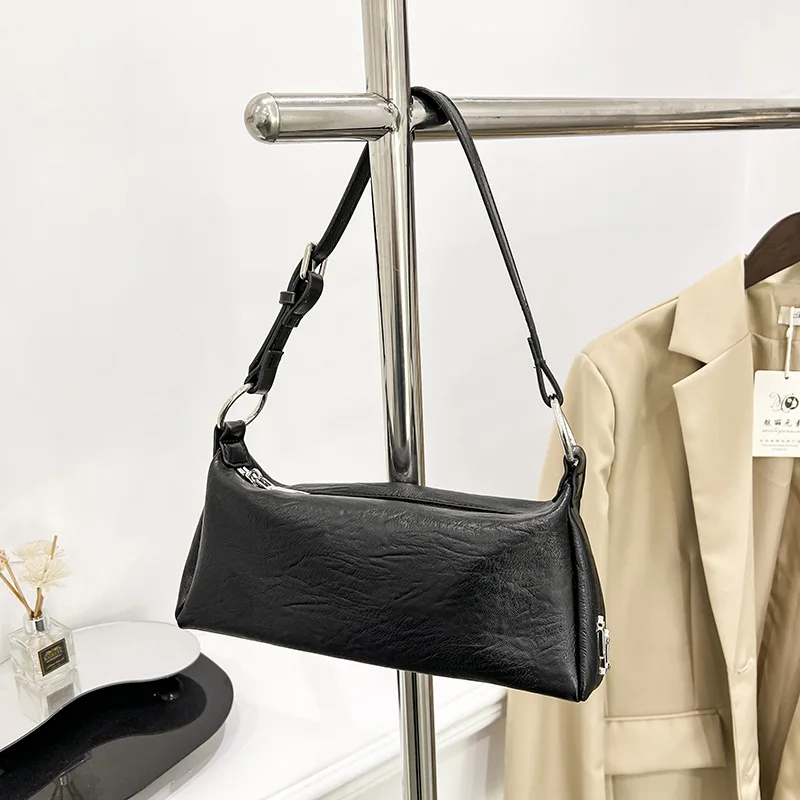 

Casual Soft Leather French Underarm Bag 2023 New Popular Handbag Korean Version Crossbody Chain Bag Shoulder Bag