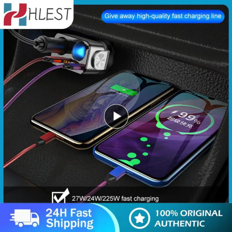 

Universal Car Charger Widely Compatible Changeover Plug Portable Automobile Cigarette Lighter Compatible Automobile Parts