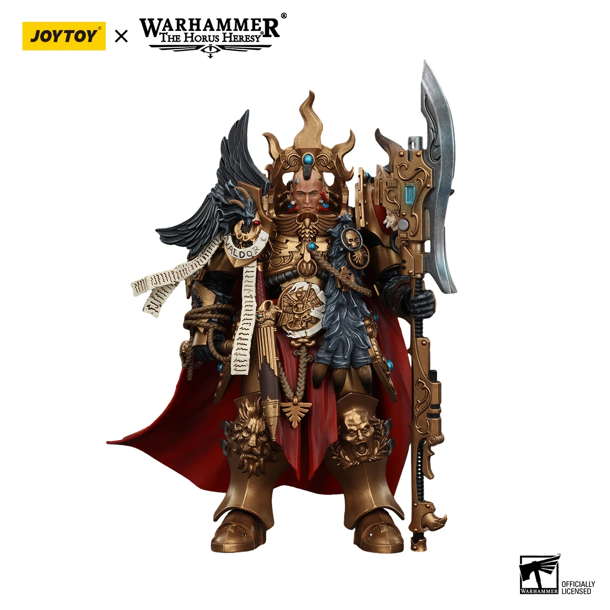 Фото JOYTOY Warhammer 40K 1/18 Фигурка Legio Custodes Constantin Valdor Captain Genera Аниме Фигурки Игрушки Модель №2