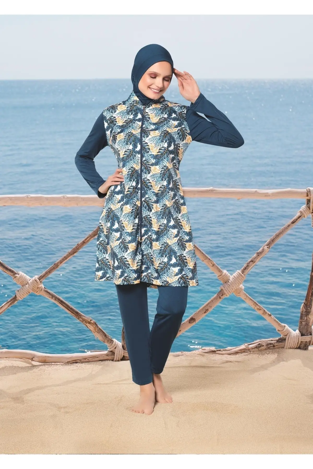 

New Burkinis Muslim Swimwear Modest Summer Clothing Long Sleeve Swimming Hijab Sport Islamic Swimsuit Bathing Suit Suit