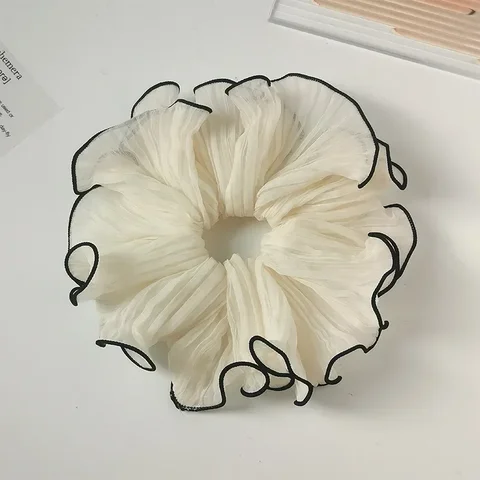 Ретро резинки для волос из шифона