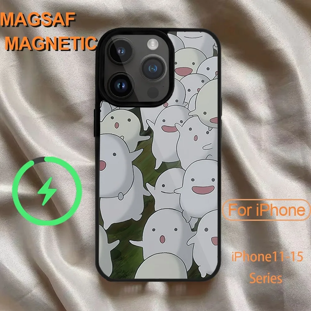 Чехол для телефона BEAST KINGDOM The Boy And H-Heron iPhone 14 13 12 11 15 Pro Max Magsafe с беспроводной