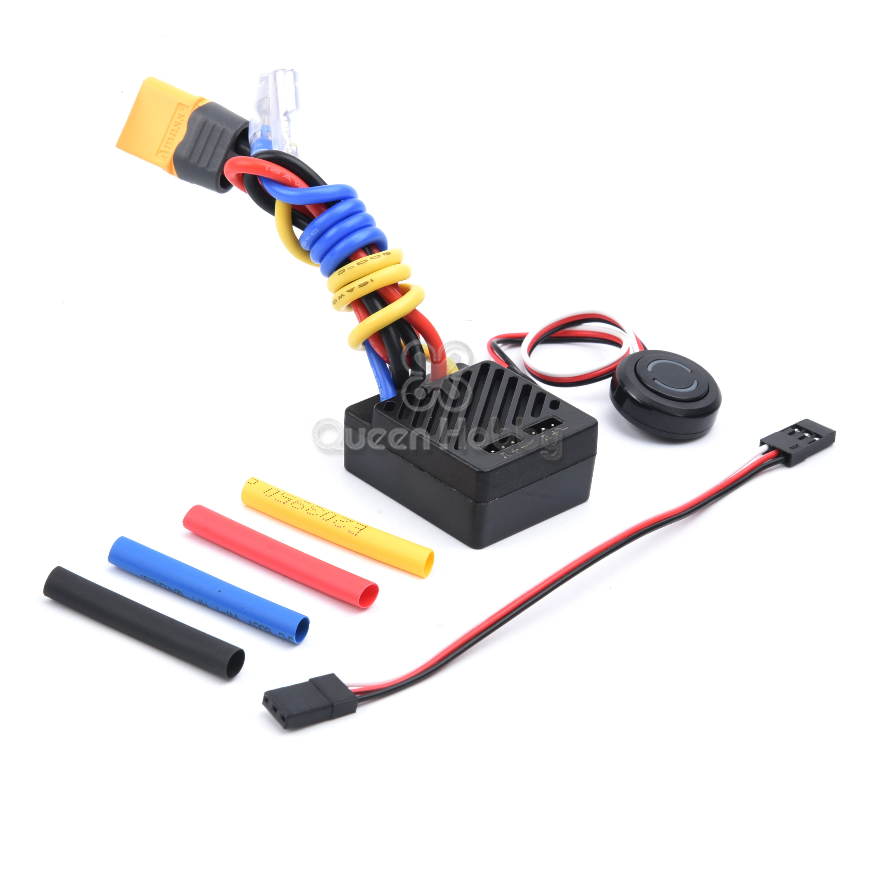 

ISDT ESC70 WP 1080 70A матовый двигатель ESC водонепроницаемый 2-3S контроль телефона электронный регулятор скорости для 1:10 1:8 Радиоуправляемый автомоб...