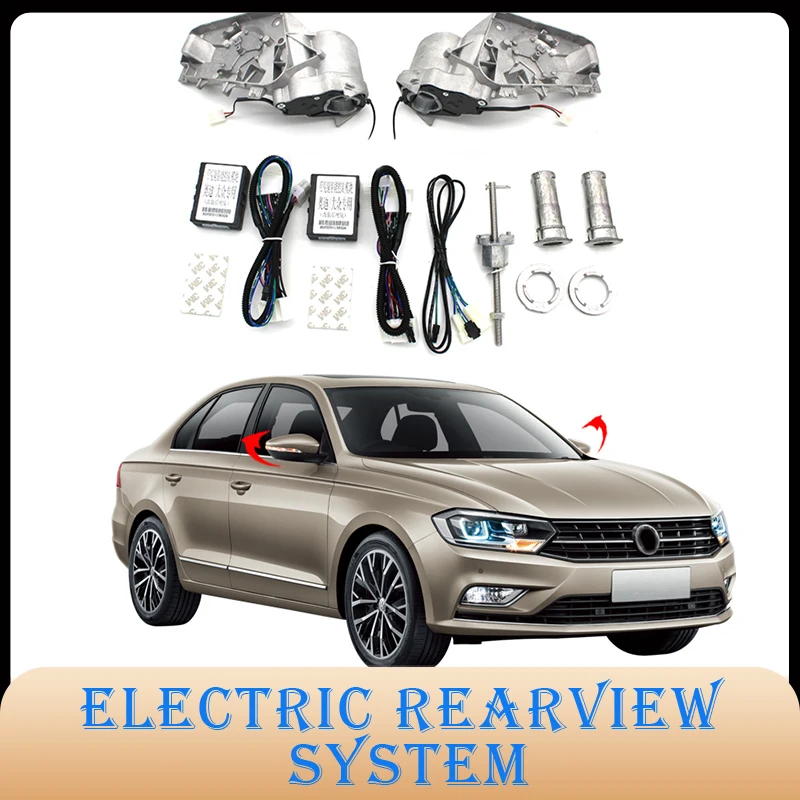 

For Volkswagen Bora 2019-2023 Auto Intelligent Automatic Car Electric Rearview Side Mirror Folding System Kit Module