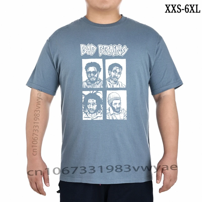 

BAD BRAINS 2 New Hot Sale Black Men TShirt Cotton Size Short Sleeves Cotton T Shirts XXS-6XL