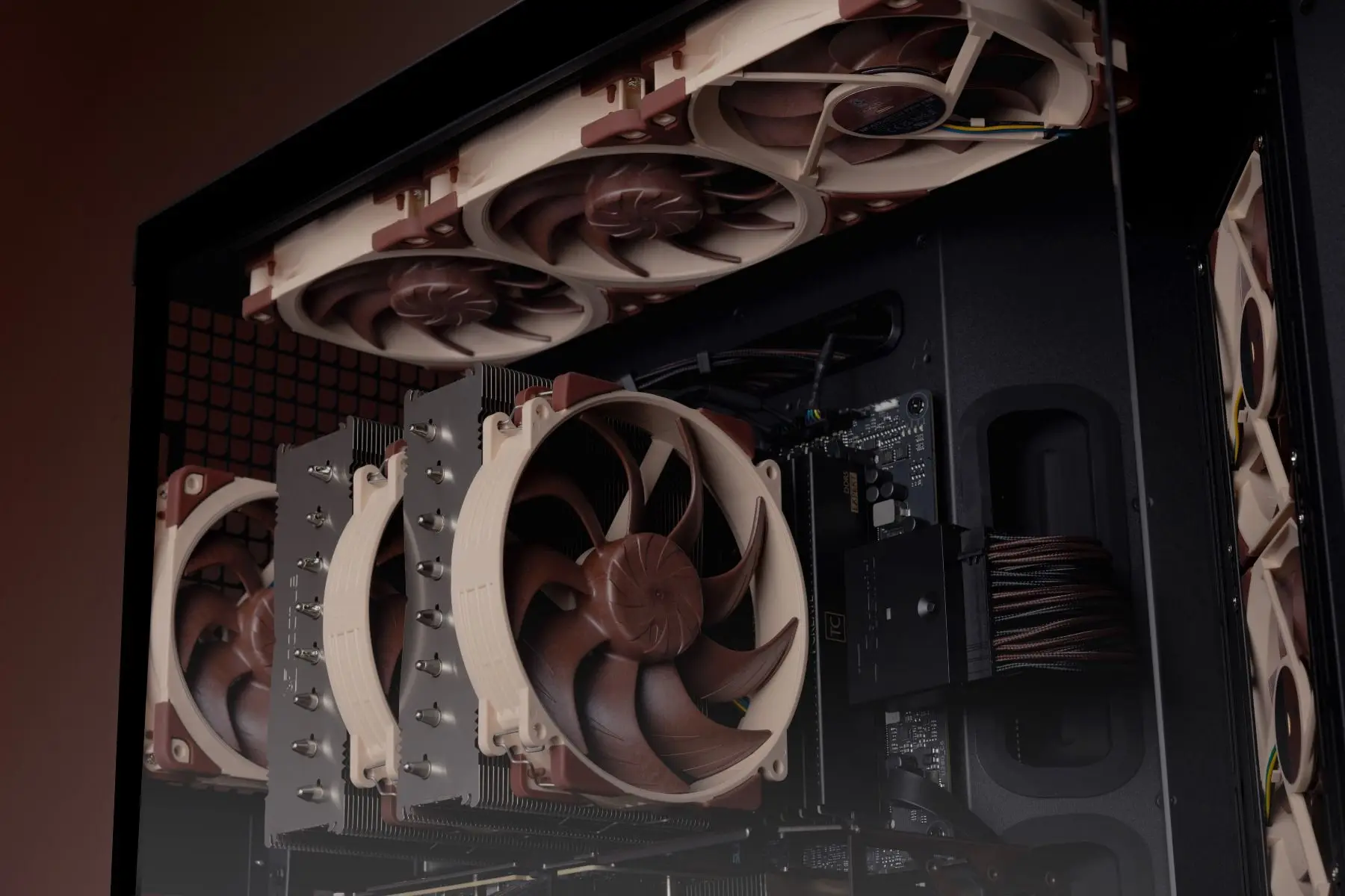 Фото Noctua NF-A12X25 G2 LS-PWM SX2-PP Бесшумный радиатор Кулер для процессора Вентилятор Тихий корпус Охлаждение 4-контактный контроль температуры Тихий радиатор №5