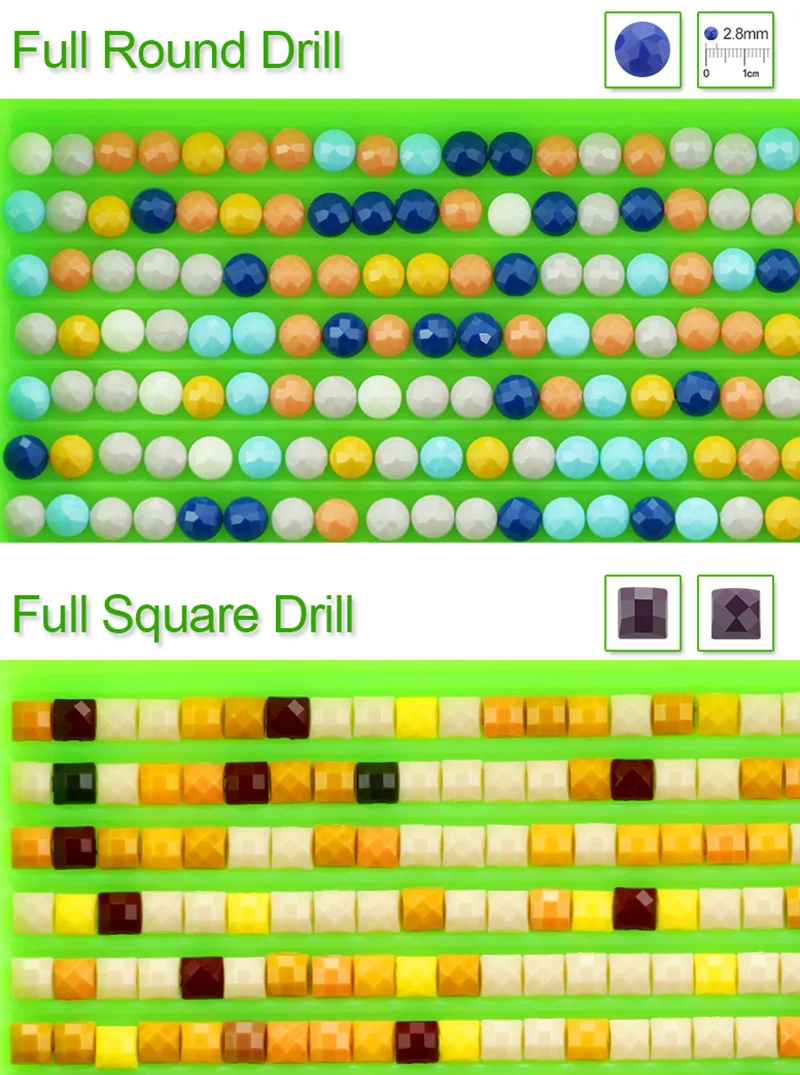 

Diamond Drill Resin Photo Custom DIY 5D Diamond Painting Full Square/Round Drill Diamond Embroidery Cross Stitch Kits
