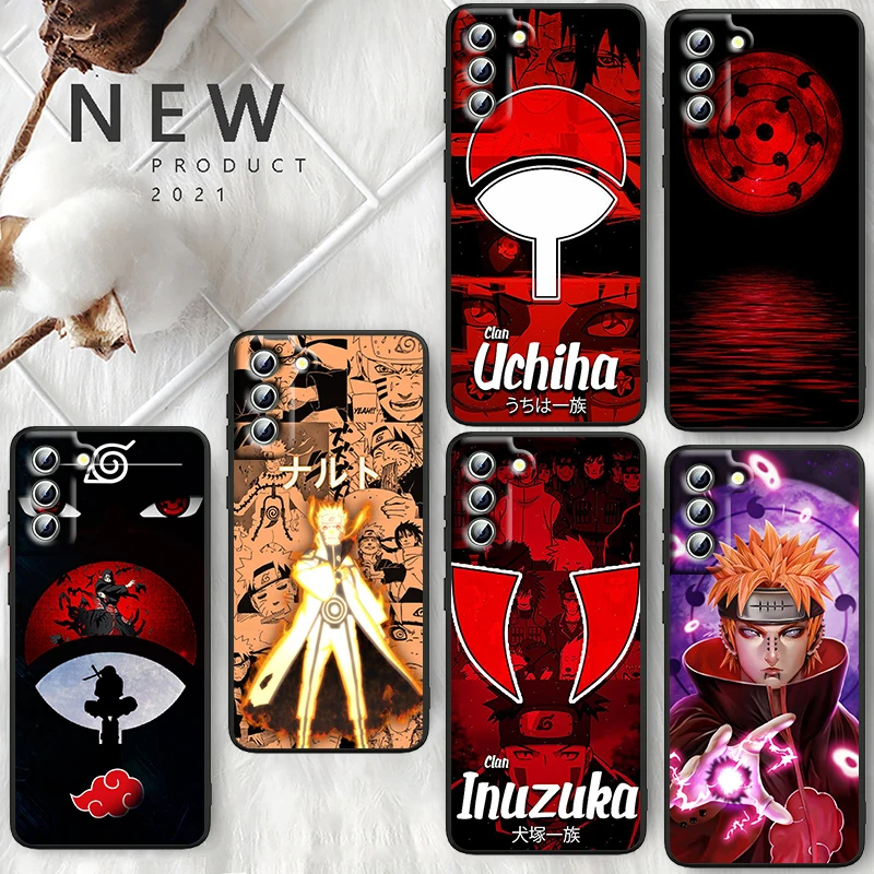 

Cool Kakashi Naruto Art For Samsung Galaxy S22 S21 S20 FE Ultra Pro Lite S10 5G S10E S9 S8 Plus S7 Edge Black Phone Case