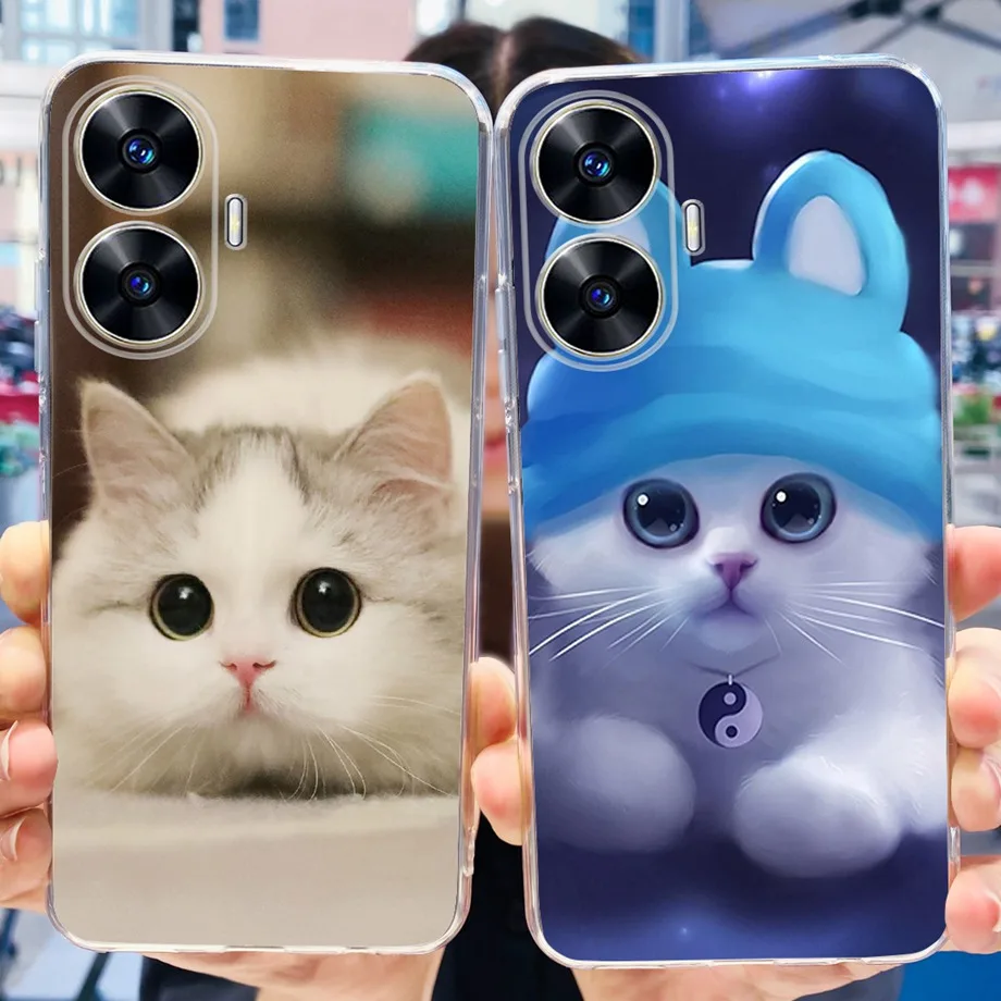 Противоударный чехол для камеры Realme GT Neo 5 240W Neo5 SE GT3 мягкий прозрачный силиконовый