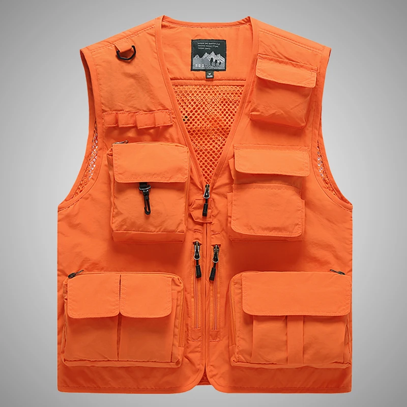 Купи Summer New Men US Tactical 15 Pockets Hiking Fishing Vest Man Photographer Waistcoat Mesh Cargo Sleeveless Jacket 7XL Tool Vest за 1,003 рублей в магазине AliExpress