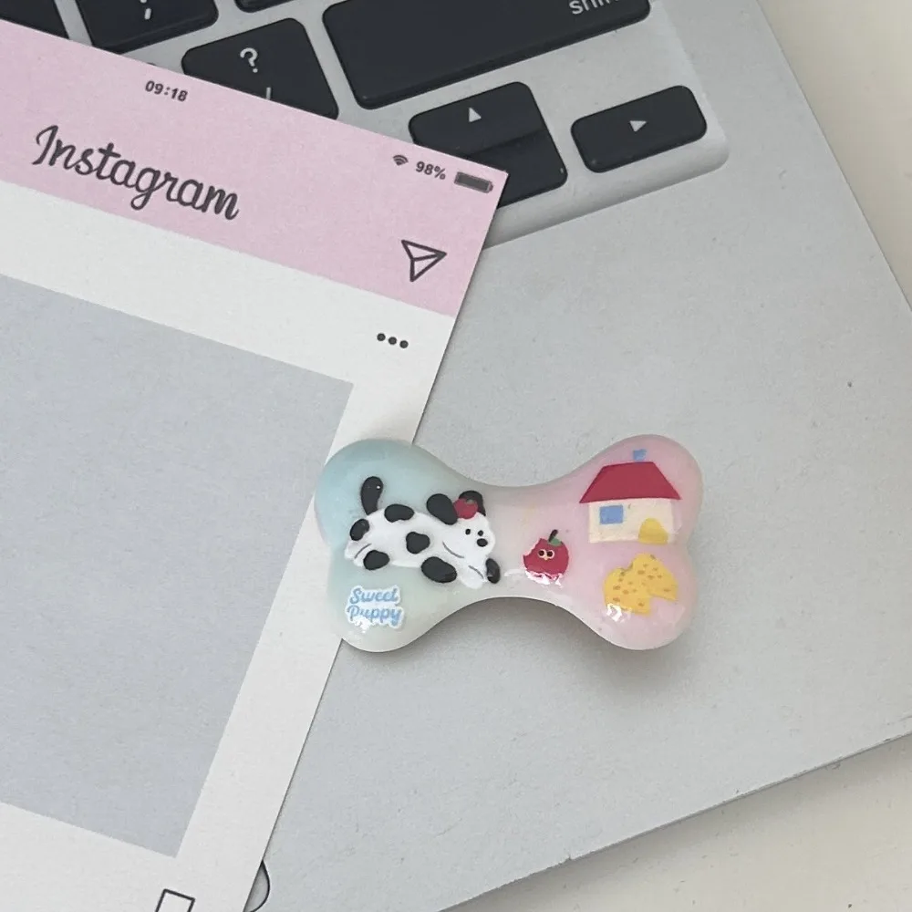 Пластиковая мини-заколка для волос