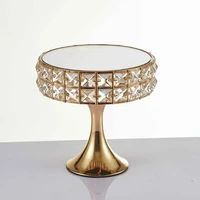 pretty multifunctional strong faux crystal decor dessert stand display table cake stand dessert display stand