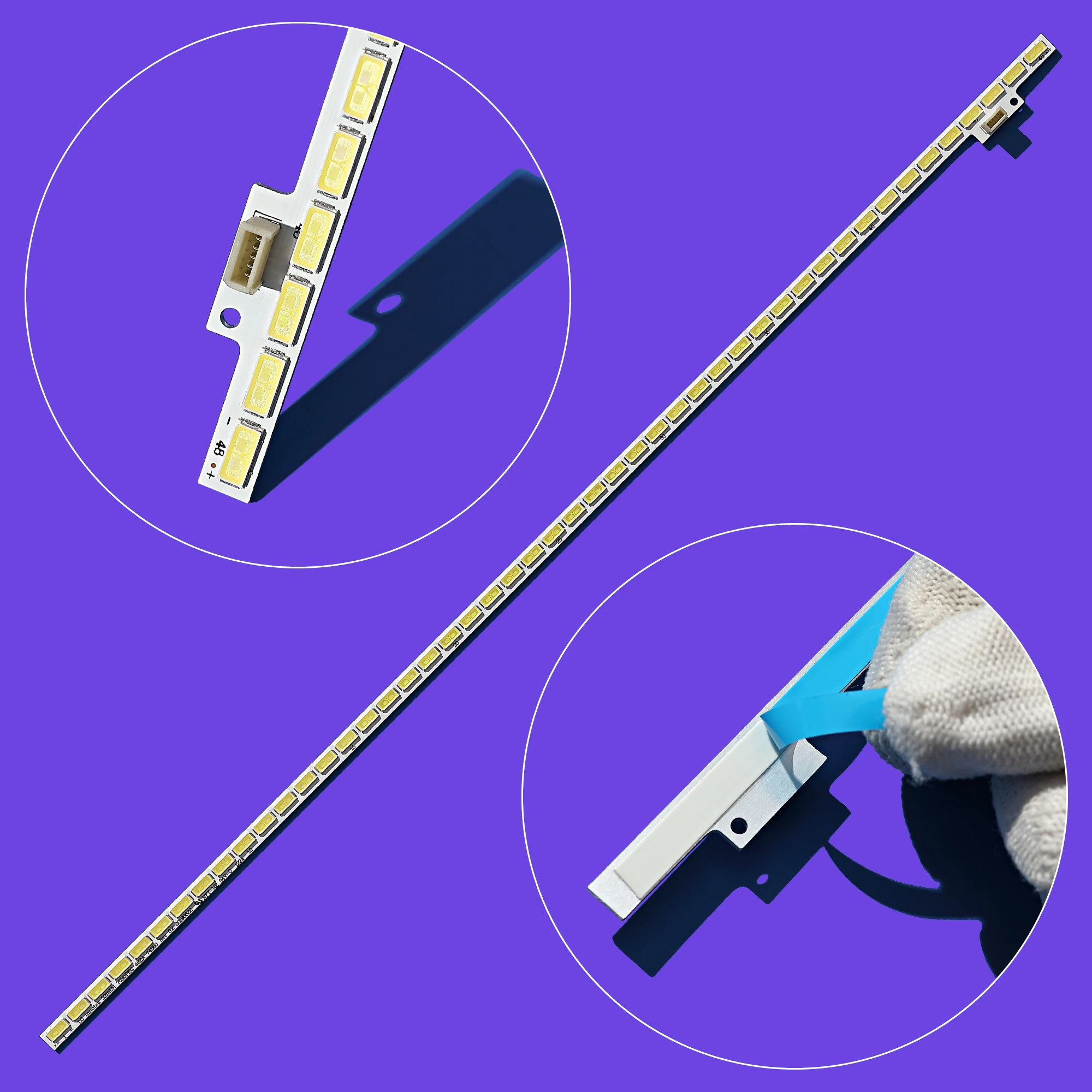 

Для LG 42LS570T T420HVN01.0 74.42T23.001 7030PKG 60ea 42LS5600 42LS560T 42LS570S 42LS575S Новый 60LED 525 мм Светодиодная лента для подсветки