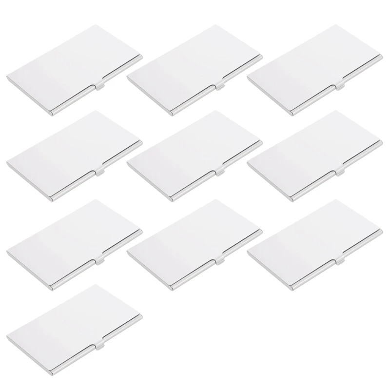 

10X 9 Micro-SD/SD Memory Card Storage Holder Box Protector Metal Cases 8 TF&1 SD