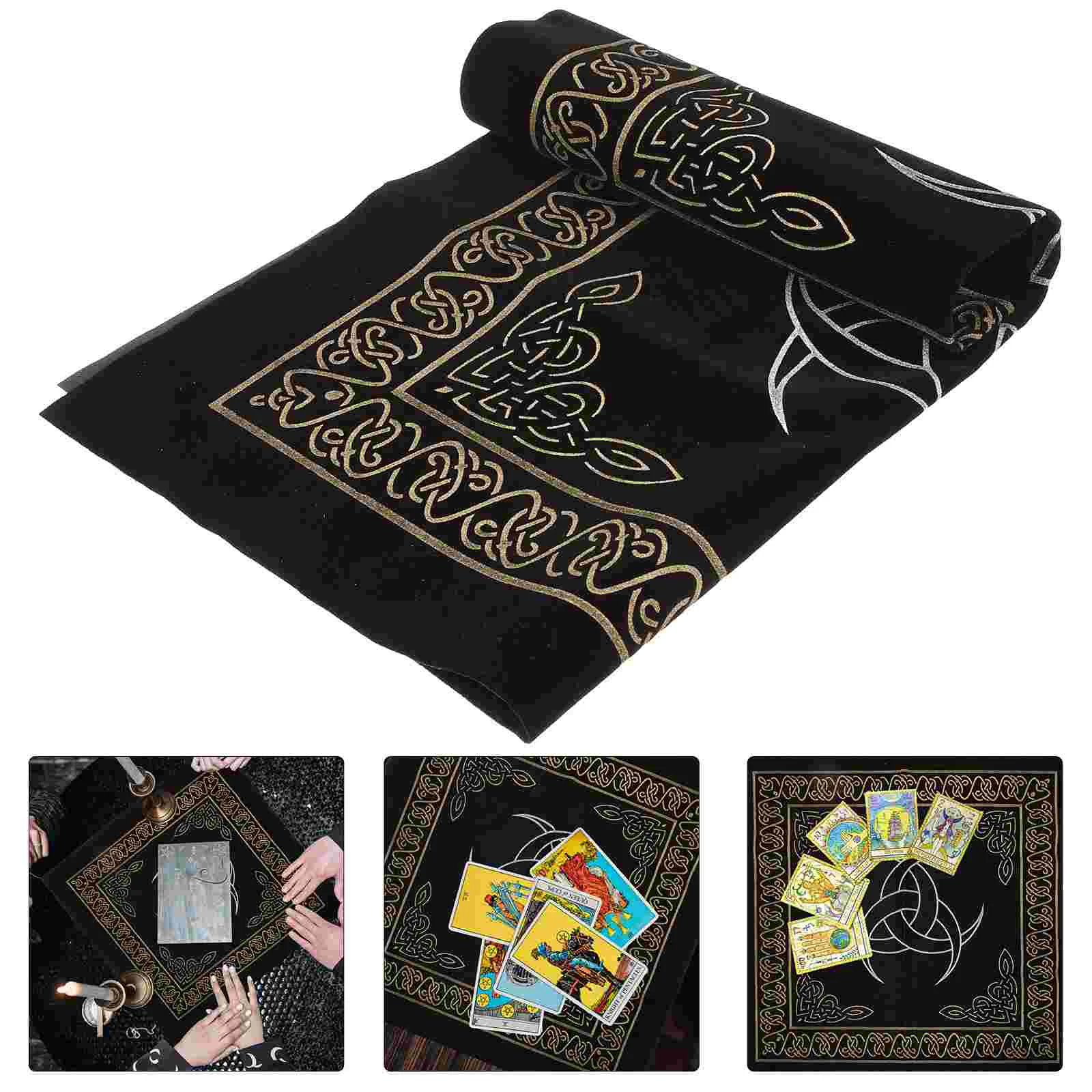 

Spiritual Outdoor Ritual Decorative Table Cover Pentagram Altar Cloth Indoor Altar Cloth Ritual Tablecloth