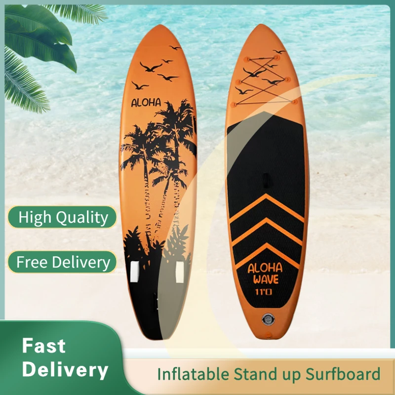 

Inflatable Stand Up Surfboard SUP Paddle Board Surfing SUP Inflatable Paddle Board Set 320cm
