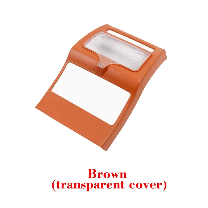 

Для GWM Haval H9 MKII 2024 2025 2026 Коричневый углеродное дерево, задний подлокотник, кондиционер, вентиляционная крышка переменного тока, аксессуары для защиты от ударов