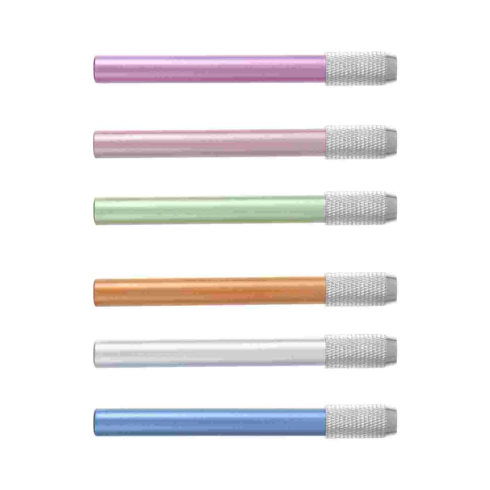 

6pcs Extenders Adjustable Lengthener Crayon Extension for School Office Supplies