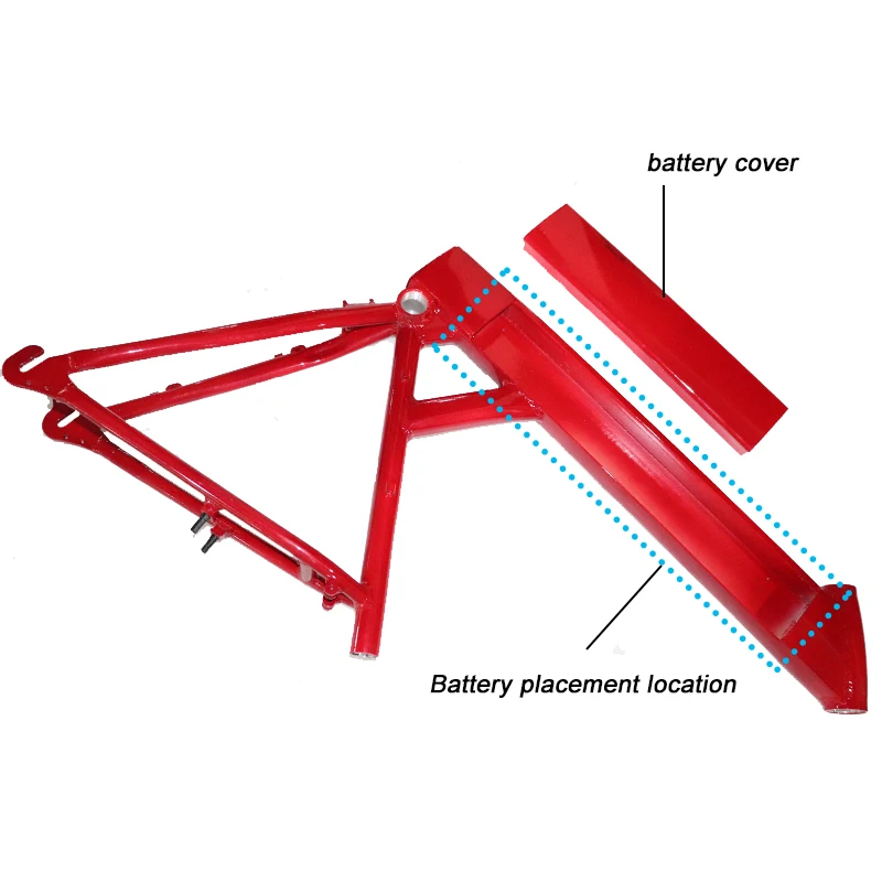 FRA-C26 26-дюймовая рама для электровелосипеда Максимальная нагрузка 250 кг Рама