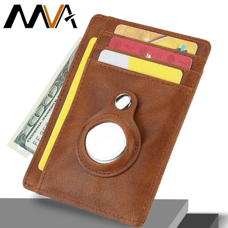 

MVA Airtags Wallet Holder Credit Card-Sized Tracker Protective Case Compatible Apple Air Tag Locator For Anti-Lost Airtag 2022