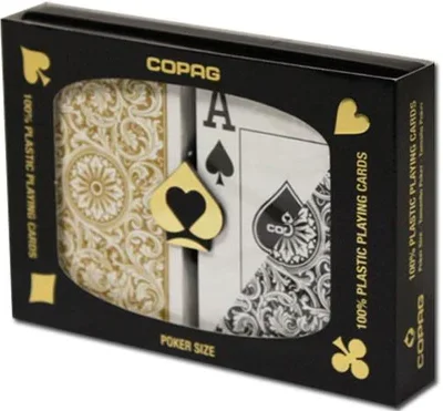 Magic Barcode Marked Playing Cards Copag Deck For Poker Reader PokerSize Jumbo Index Double Set enlarge