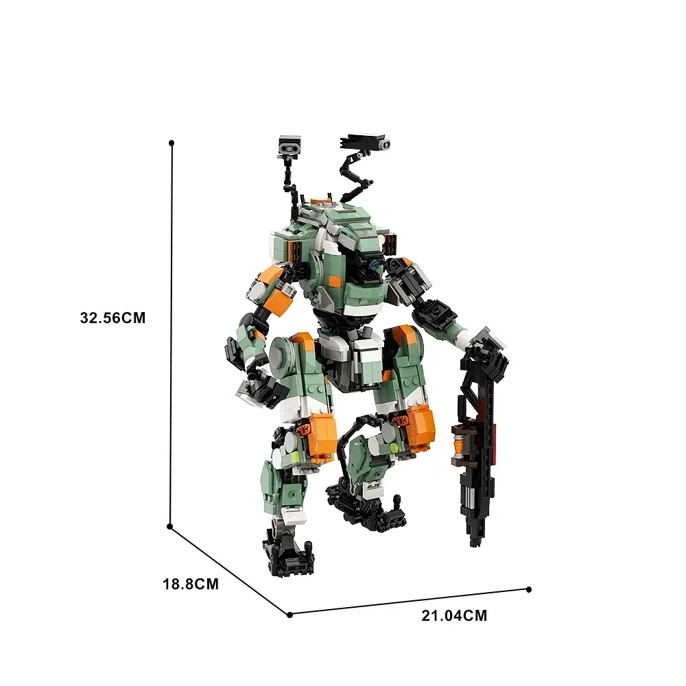 Gobrick MOC BT-7274 Vanguard-class Titan от Titanfall 2 строительные блоки творческий эксперт по Mecha