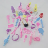 55pcsset durable plastic eye catching shampoo soap doll care accessories for girls doll care set dollhouse accessories