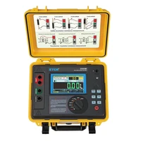high voltage insulation resistance tester megger meter with range 0 5m to 5tohm