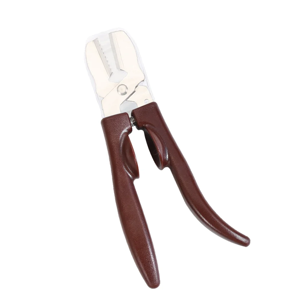 

1PC Chinese Chestnut Cutting Scissor Chestnut Peeling Cross Mouth Cutter (Red)