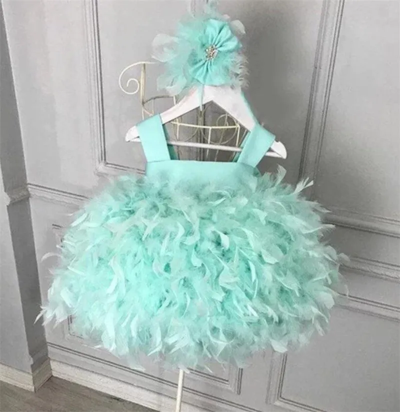 Рисунок 3 - Необычное бирюзовое Цветочное платье для девочек