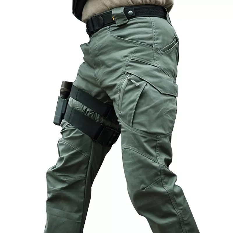 

Military Tactical Pants Men SWAT Combat Trousers Men Many Pockets Waterproof Wear Resistant Casual Cargo Pants 5XL