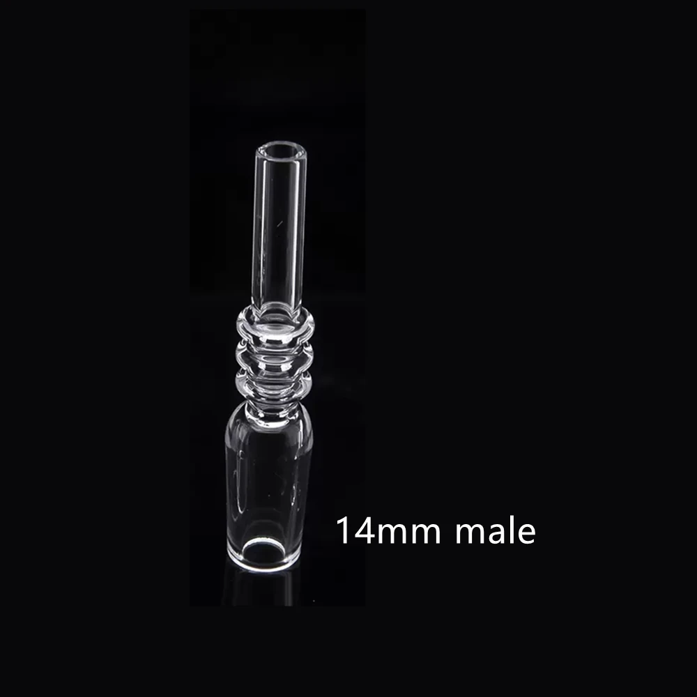

Quartz Tip 10mm 14mm 19mm Clear Joint for Nectar Collectar Nail with Male for NC Set