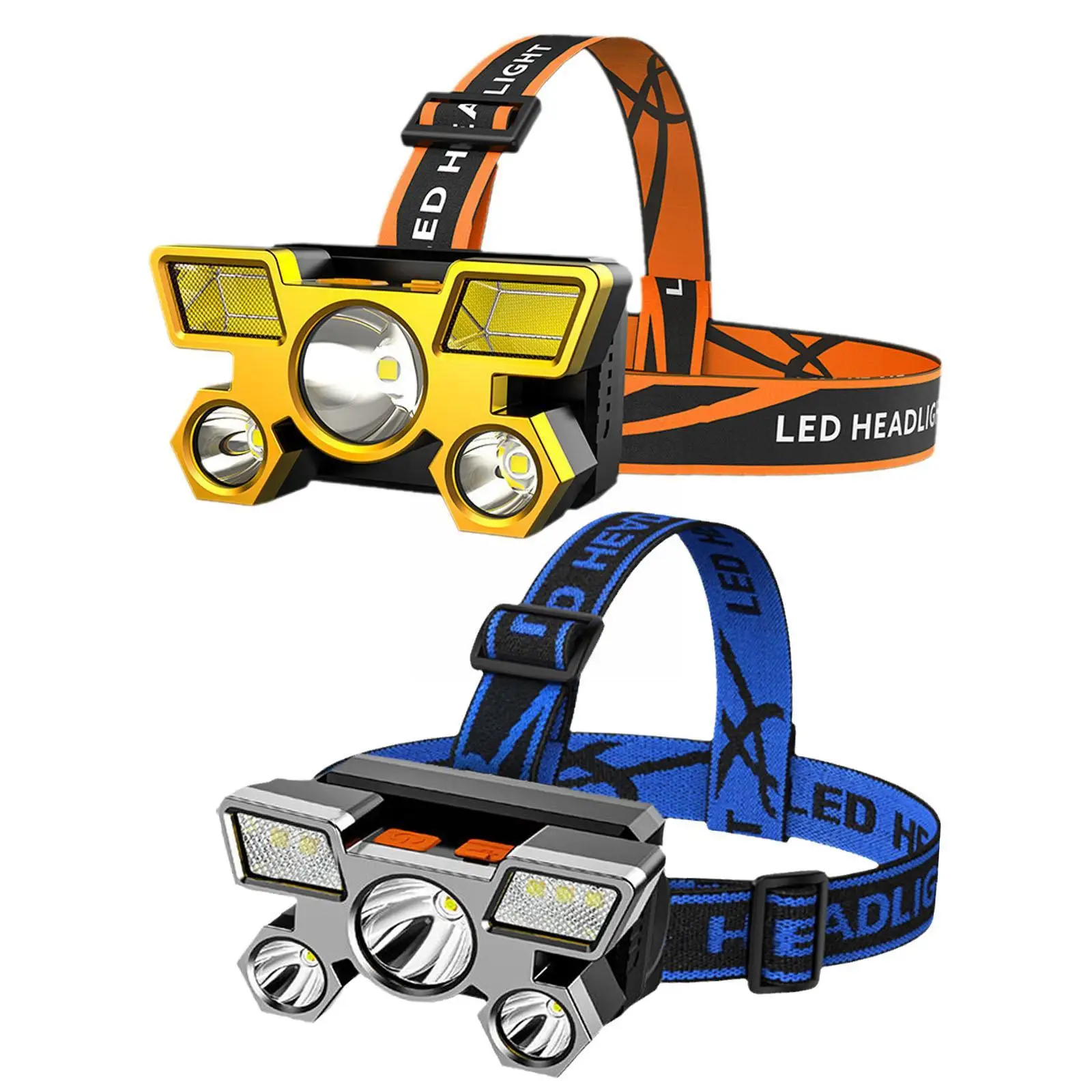 

Drop Shipping 3LED With Built-in 18650 Battery USB Camping Flashlight Lantern Rechargeable Portable Headlamp Outdoor U0E6