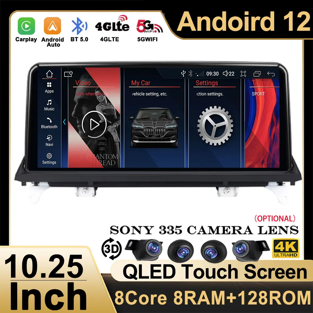 10 25 &quotID8 Android 12 Auto 4G + WIFI Автомобильный GPS Navi Радио Carplay Сенсорный экран Мультимедиа