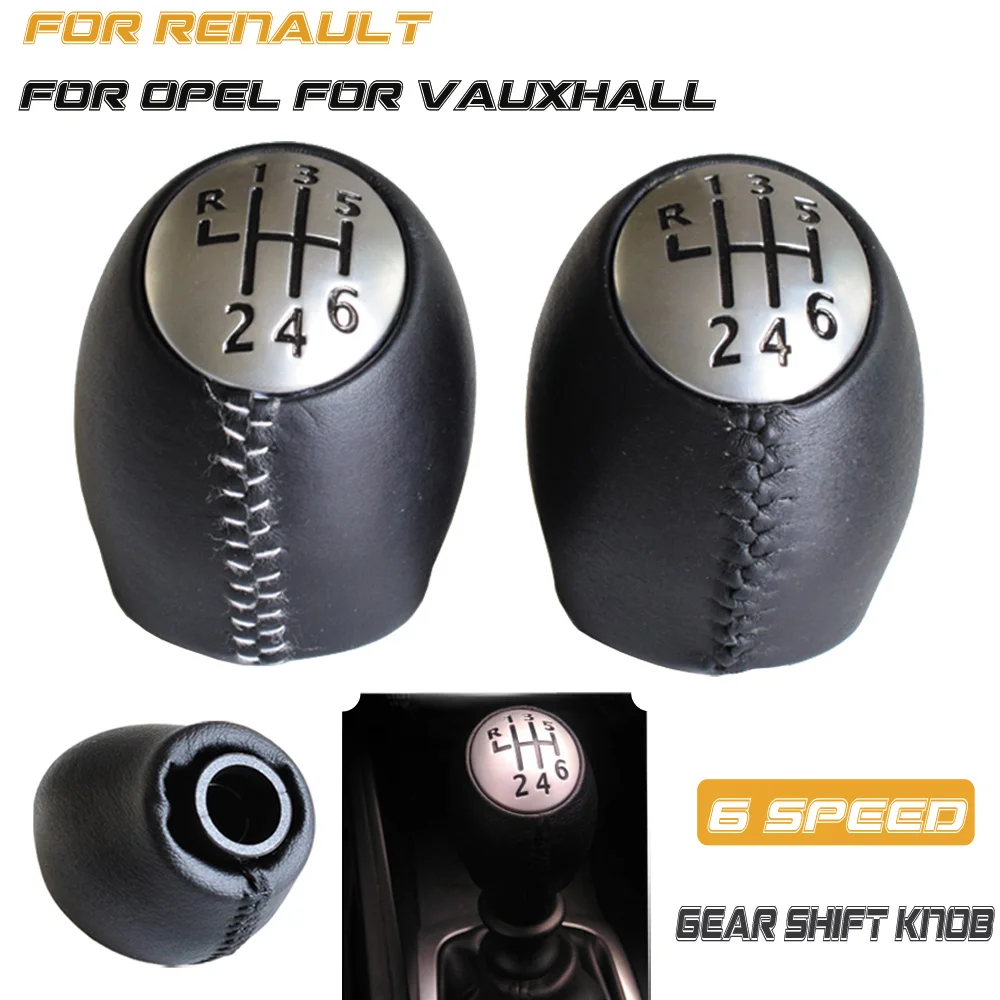 

MT 6 Speed Car Styling Gear Shift Knob For Renault SCENIC LAGUNA TRAFIC MASTER For Nissan INTERSTAR For Vauxhall Opel VIVARO
