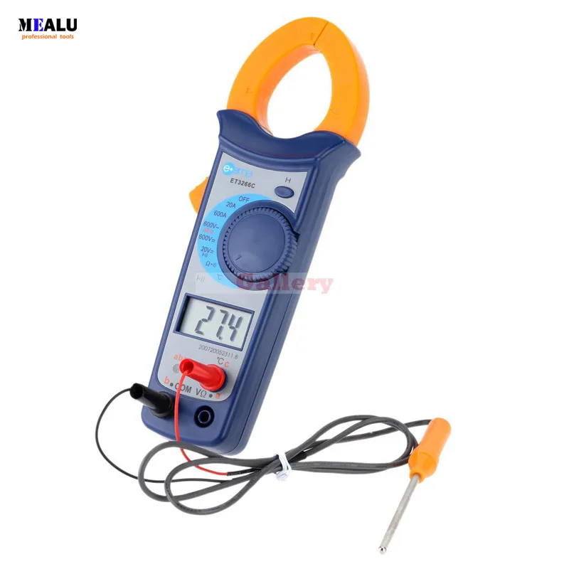 

Digital AC/DC Current Voltage Resistance Clamp Meter Multimeter Semiconductor Temperature Measurement