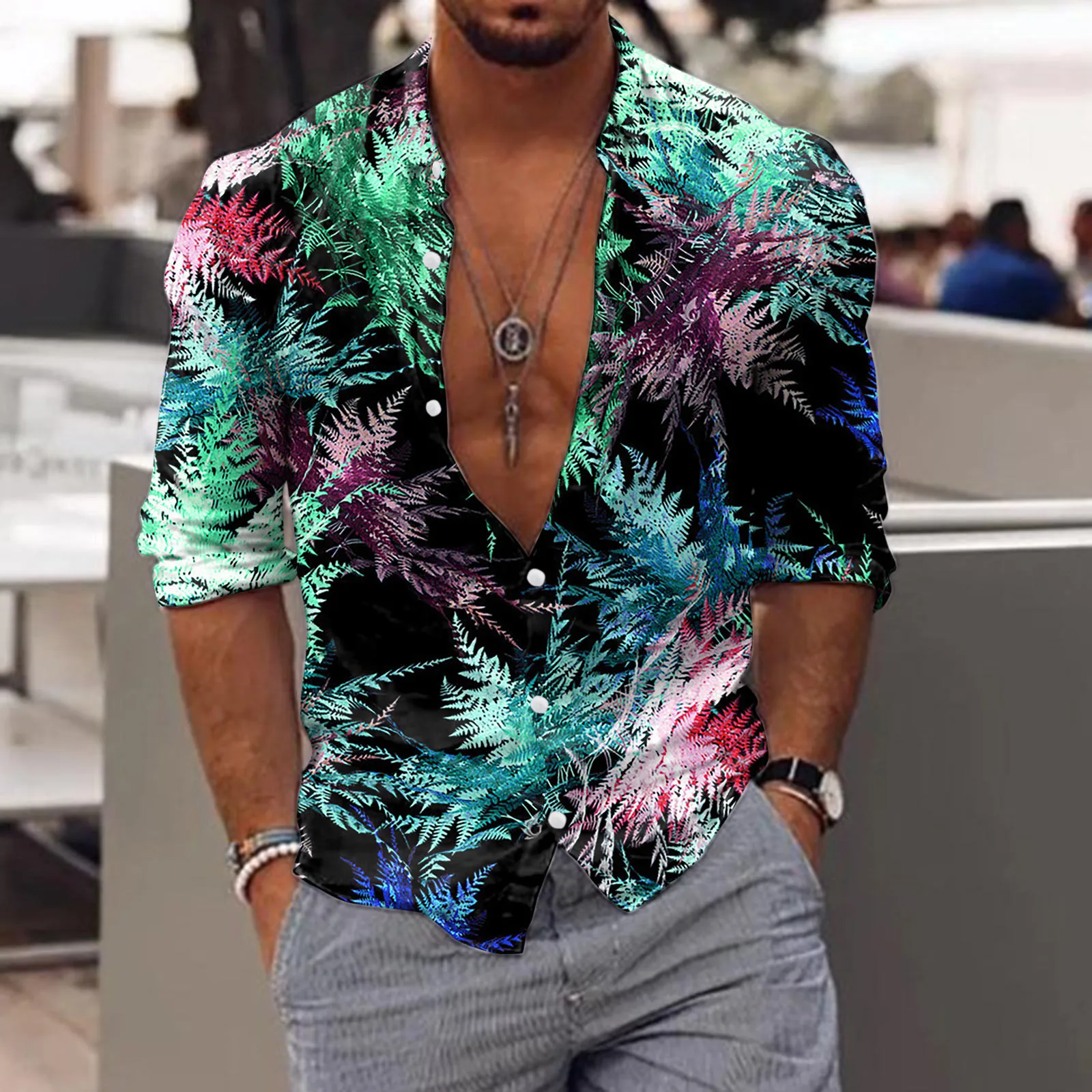Summer Hawaiian Men's Shirt 3D Print Casual Beach Tropical Short Sleeve Shirt Oversized Tees Shirt Man Clothing Camisa Masculina