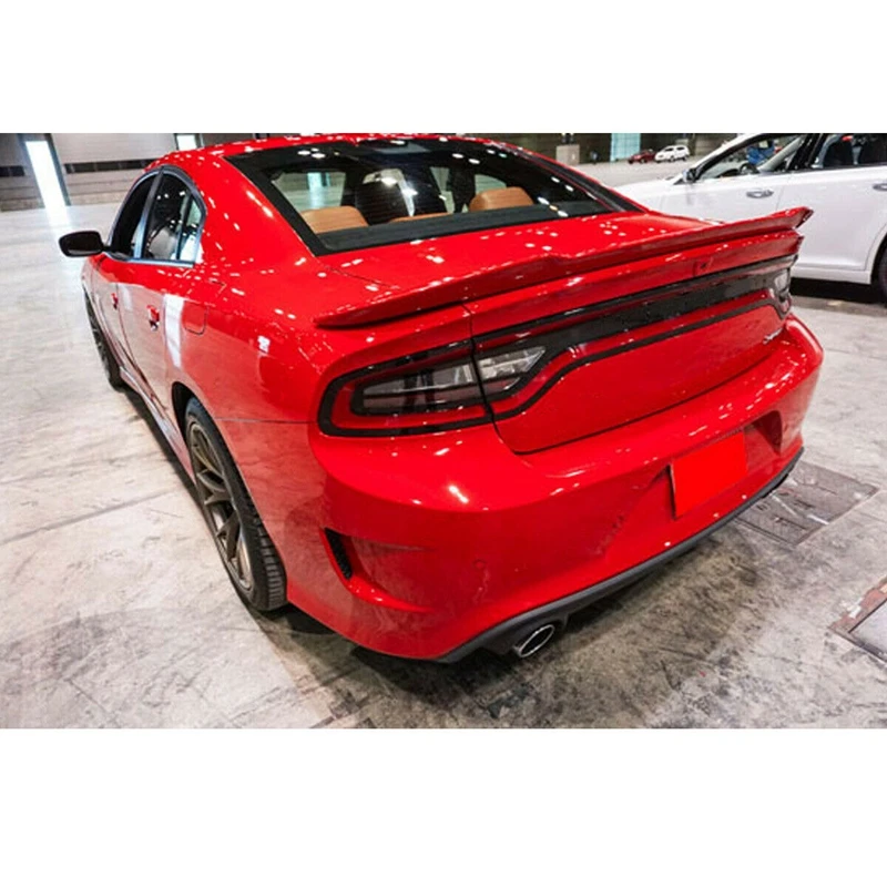 For Dodge Charger 2015-2017 high quality ABS Plastic Unpainted Color Rear Spoiler Wing Trunk Lid Cover Car Styling images - 6