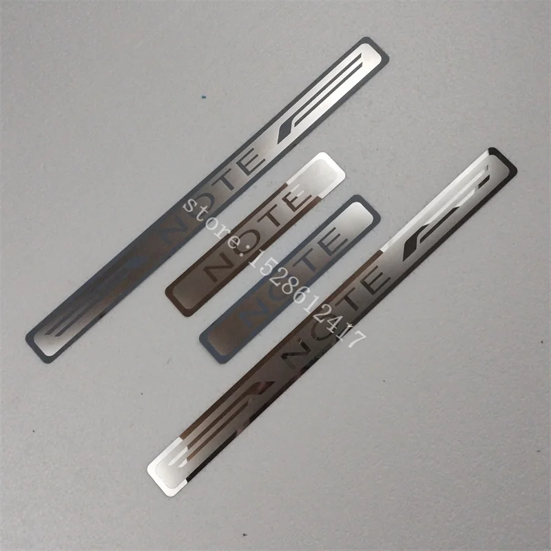 

Car Accessories For Nissan Note 2020-2023 Door Sill Scuff Plate Protector Stainless Steel Door Sill Protector Pedal Styling